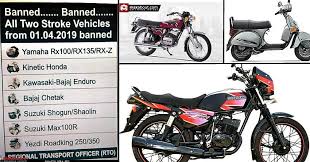No Ban On 2 Stroke Vehicles From 1st April 2019 Detailed Report