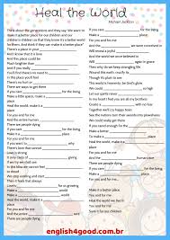 Heal The World English4good Esl Listening Comprehension