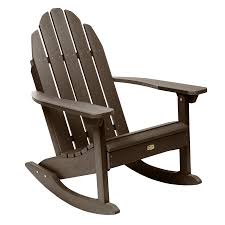 Highwood The Mountain Bluff Collection Canyon Brown Plastic Rocking Chair S With Slat Seat In The Patio Chairs Department At Lowes Com