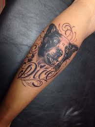 Black And Grey Dog Tattoo Dog Portrait Tattoo Script Realism Black And Grey Tattoo Script Dog Portrait Tattoo Piercing Tattoo