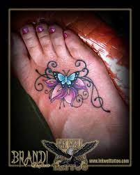 Brandi Egbert Ink Well Tattoo Butterfly And Calla Liliy Fix Up Lillies Tattoo Foot Tattoos Lily Tattoo
