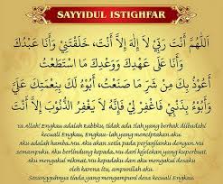 Sayyidul Istighfar Kata Kata Indah Allah