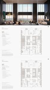 111 West 57th Street Duplex 61 Luxury Floor Plans Penthouse Apartment Floor Plan Home Building Design