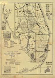 A 1930 Map Showing The Approximate Location Of Permanent Seminole Camps In South Florida Florida Memory Map Of Florida Miami Map Advertising History
