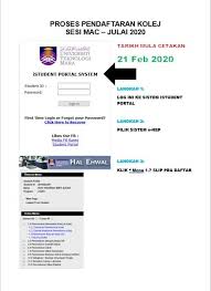 5.4 bolehkah pelajar cawangan negeri lain menggunakan sistem portal ini ? Assalamualaikum Salam Bahagian Hep Uitm Kedah Facebook