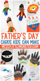 Make a father's day card the idea of making my own cards appeal to me, i like the idea of spending time being creative and making something that is personal! Cute Father S Day Cards For Kids To Make Messy Little Monster