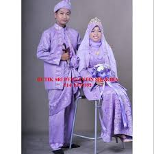 Baju pengantin lelaki dan perempuan read more pengantin lelaki dan perempuan. Jual Baju Songket Pengantin Ungu Purple Perempuan Lelaki