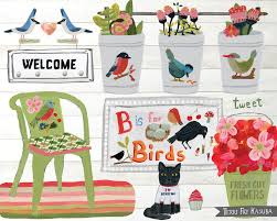 We'll take it room by room and show you our plan through a design. Terri Fry Kasuba Illustration Bird Home Decor Line