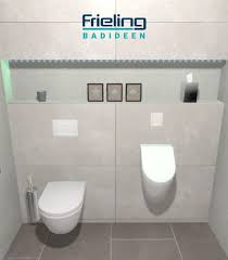 Das Gastebad Mit Dusche Ansicht Wc Urinal Highlights Setzen Mit Nischen Beleuchtung In 2020 Gastebad Urinale Dusche