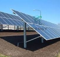 Customized Double Post Ramming Pile Ground Mount Solar ...