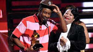 Tyler the creator just changed the kover artwork of wolf & cherry bomb, & i'm glad he did (i always wanted that kover art for wolf!!!) Grammys 2020 Tyler The Creator Brings Mom Onstage For Acceptance Speech Abc7 San Francisco