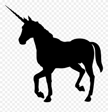 Black Unicorn Png Clipart (#5244448) - PinClipart