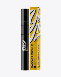 Matte Mascara Tube With Box Mockup In Tube Mockups On Yellow Images Object Mockups Mockup Free Download Mockup Free Psd Mockup Psd