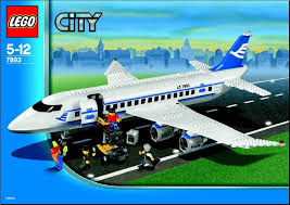 City Passenger Plane Lego 7893 Lego Instructions Lego City Airport Lego City Sets