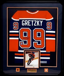 Ccm patch on bottom back hem shows jersey is official merchandise. Wayne Gretzky Custom Framed Oilers Jersey Signed Dgl Sports Vancouver Sport And Memorabilia