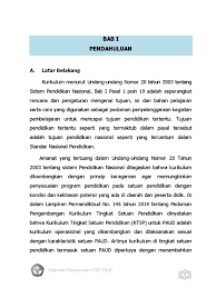 Kurikulum disusun harus memperhatikan seluruh potensi anak agar. Isi Pedoman Ktsp Paud
