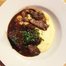 In batches, brown beef, 2 to 3 minutes per batch (adding up to 1 tablespoon oil per batch, if needed); Boeuf Bourguignon 5 Course Dinner Party Silve Gastronomy