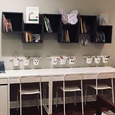 My Kids New Study Room Pencil Holders Sunnersta Chairs Adde Desk Micke Cubes Eket Ho Escritorio Micke Decoracion De Habitaciones Habitaciones Infantiles