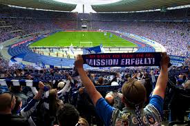 Hertha Fans In Olympiastadion Berlin 9ine