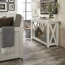 Home Styles Seaside Lodge Hand Rubbed White Console Table 5523 22 The Home Depot White Console Table Home Home Styles
