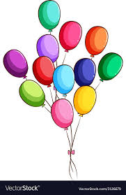 A Simple Drawing Of A Group Of Balloons On A White Background Download A Free Preview Or High Quality Adobe Illust Easy Drawings Drawings How To Draw Balloons