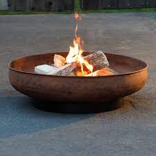 Coral Coast Sechee Large Round Iron Wood Burning Fire Pit Iron Fire Pit Outdoor Fire Pit Designs Outdoor Fire Pit