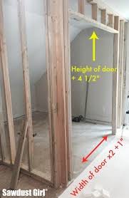 How To Install A Pocket Door Frame Sawdust Girl Pocket Door Frame Pocket Door Installation Pocket Doors Bathroom
