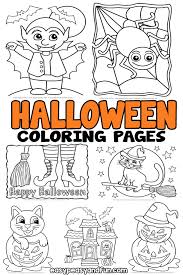 Halloween coloring pages for kids: Halloween Coloring Pages Easy Peasy And Fun