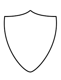 Pin Shield Outline On Pinterest Clipart Best Clipart Best Clip Art Shield Template Free Clip Art