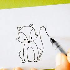 Fox Doodle Um Actually Super Easy How To Draw A Fox Cute Doodles Animal Doodles Fox Sketch How To Doodle Animal Doodles Fox Sketch Doodles