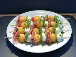 Serrano Melonen Mozzarella Spiesse Von Sessm Chefkoch Fingerfood Fingerfood Rezepte Mozzarella