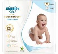 Buy Amazon Brand – Supples Super Comfort Baby Diaper Pants | Medium (7–12 kg), 70 Count | Dermatologically tested, Ultra-Thin, Soft & Breathable | ...