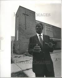 1989 Press Photo Frederick Sampson church civil rights