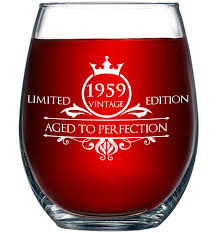 An extensive list of gift ideas for women turning 60! 1960 60th Birthday Gifts For Women And Men Wine Glass Funny Vintage Aged To Perfection Anniversary