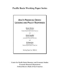 But how did it happen? Pdf Asia S Financial Crisis Lessons And Policy Responses