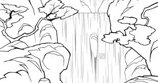 Jika kalian tertarik untuk membuat karya seni ini tidak terlalu sulit. 18 Lukisan Pemandangan Air Terjun Dengan Sketsa Pemandangan Indah Sekali