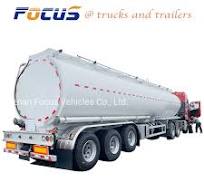 2 to 6 Compartments Tri Axle Fuel Tank Semi Trailer, Oil Tank Semi Trailer Liquid Transport