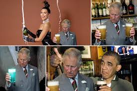 Le prince Charles et sa bière amusent ...