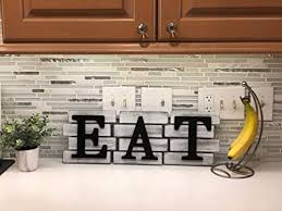 5 out of 5 stars. Rustic Farmhouse Decor For The Home Kitchen Decor Wall Art Eat Sign Decorative Wall Art Country Decor Home Decor Accents Wall Pediments
