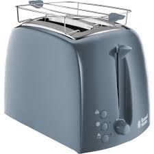 Russell Hobbs 21644 56 Toaster Grille Pain Texture Fentes Larges Gris Achat Vente Grille Pain Toaster Cdiscount
