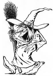 Pin Von Verena Litwiakow Auf Hexen Ausmalbilder Hexe Zeichnung Ausmalen