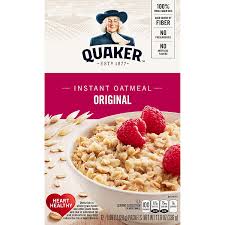 High cholesterol is a risk factor in the development of coronary heart disease. Amazon Com Quaker Instant Oatmeal Original 12 Packets Per Box Pack Of 4 Oatmeal Breakfast Cereals