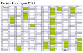 Geburtstage oder weitere wichtige ereignisse hinzufügen und ihren persönlichen kalender gestalten. Feiertagen Sommerferien 2021 Thuringia Kalender Pdf Word Druckbarer 2021 Kalender
