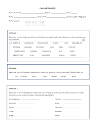 Klassenarbeit Grammatik Substantive Und Adjektive Spendenaktion Unterrichtsmaterial In Den Fachern Daz Daf Deutsch In 2020 Klassenarbeiten Adjektive Grammatik
