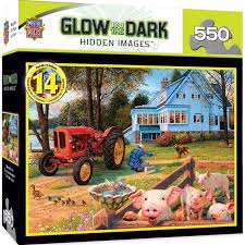 These 5000 puzzle piece help your kids have a fun time and learn new things too. Masterpieces Hidden Image Glow In The Dark Welcome Home 550 Piece Jigsaw Puzzle Walmart Com Walmart Com