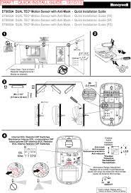 Our dual passive infrared detector manufacturers & suppliers, pir sensor wholesalers and dual passive infrared if the above dual passive infrared detector doesn't cover what you need, feel free to browse our catology for other products ideas that provide modern, innovative defenses. Pp300850se Dual Tec Motion Sensor User Manual 800 13827 B Dt8050a Qig 12 10 13 Honeywell Security Sensor Coe