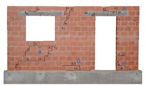 Trincas e fissuras em alvenaria estrutural. Reprodução do site: Revista USP.