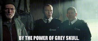 This year, the con will take place in lennestadt (the closest international airports are in cologne and dusseldorf) from september 3rd to september 5th. Yarn By The Power Of Grey Skull Hot Fuzz 2007 Video Gifs By Quotes 1d8ec42e ç´—