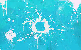 Blue apple logo wallpaper 4k. 4096x2304px Free Download Hd Wallpaper Blue Apple Logo Wallpaper Squirt White Blot Illustration Wallpaper Flare