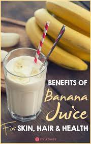 10 Amazing Benefits And Uses Of Banana Peels Banana Benefits Juice For Skin Banana Juice Recipe